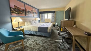 Room, 1 King Bed, Non Smoking (First Floor) | In-room safe, individually decorated, individually furnished, desk