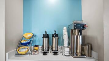 Free daily on-the-go breakfast