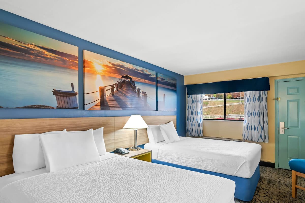 Room, 2 Queen Beds, Non Smoking (Second Floor) | In-room safe, individually decorated, individually furnished, desk