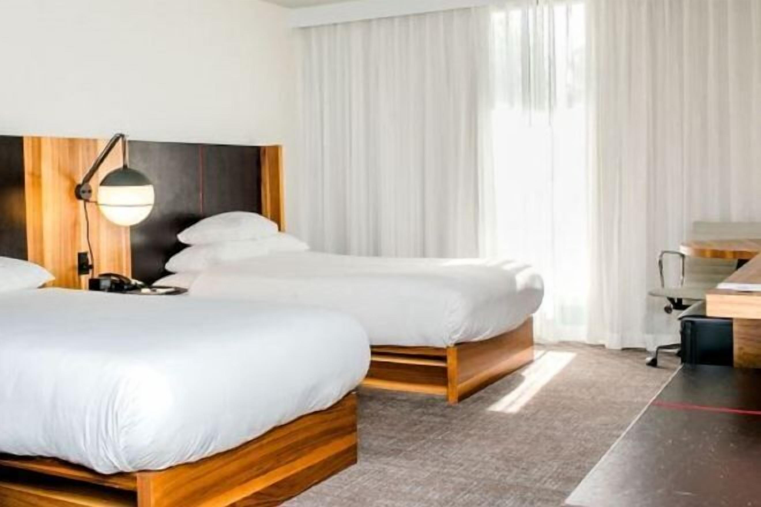 Premium bedding, pillowtop beds, in-room safe, desk