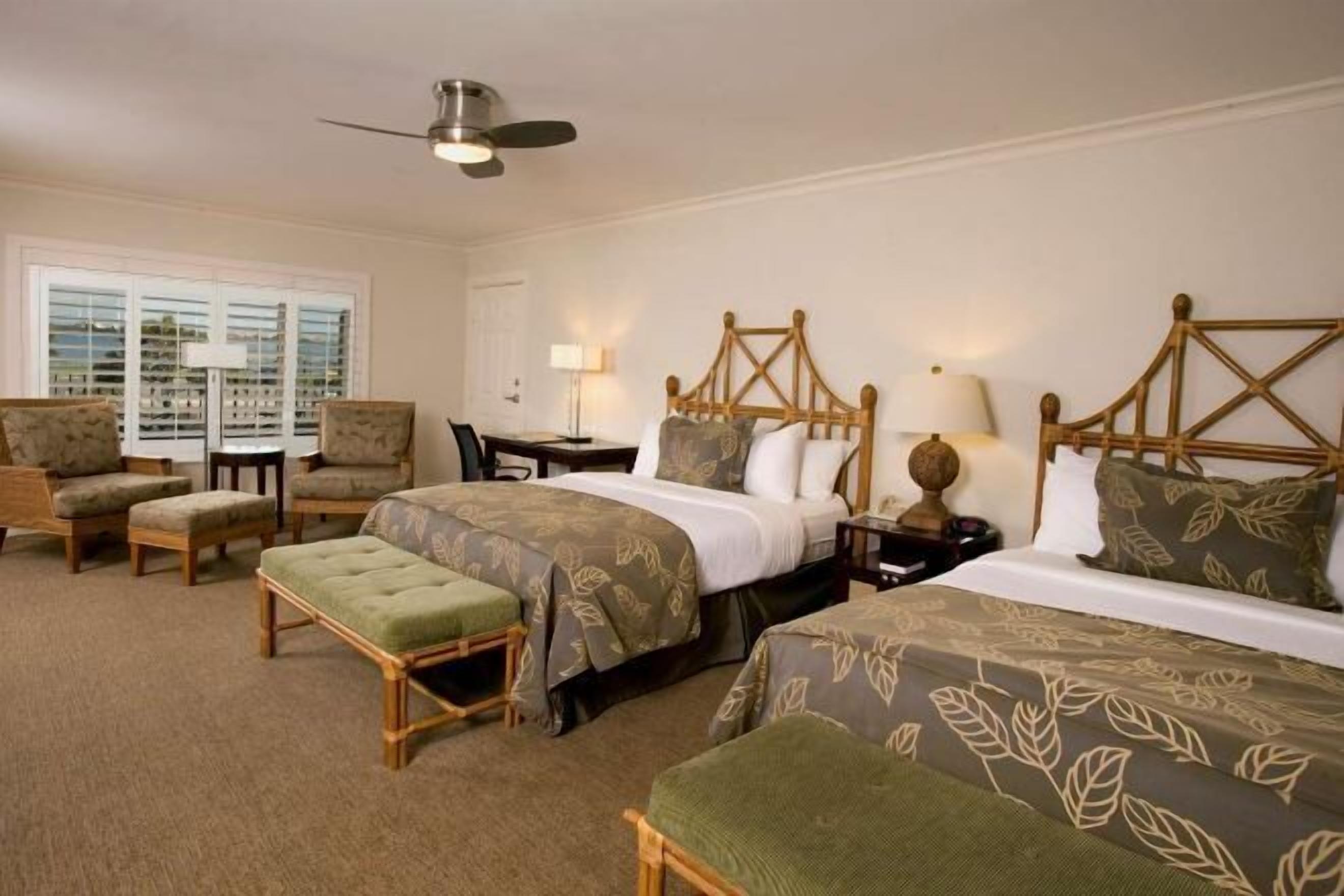 Hypo-allergenic bedding, in-room safe, iron/ironing board