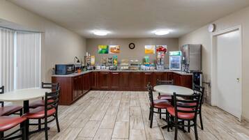 Free continental breakfast