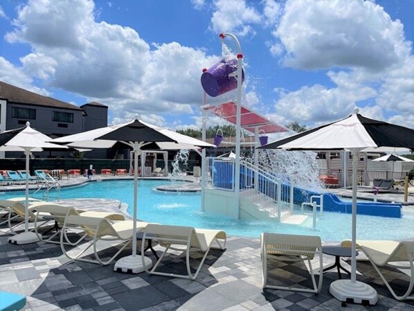 2 outdoor pools, open 6:00 AM to 11:00 PM, cabanas (surcharge)