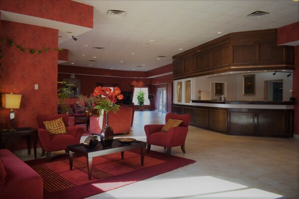 Sala de estar en el lobby