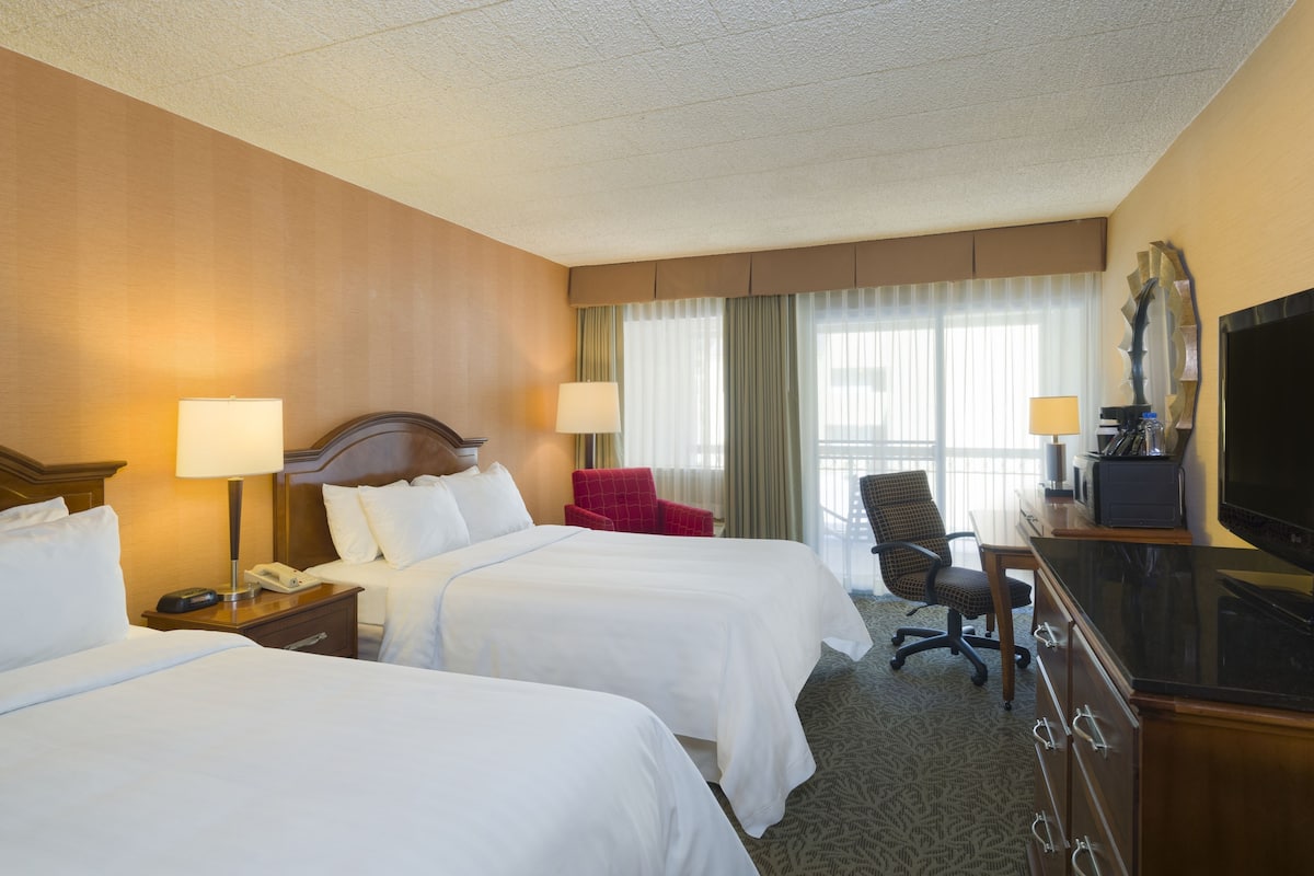 1 bedroom, desk, laptop workspace, iron/ironing board