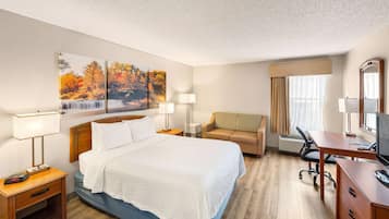 Business Room, 1 Queen Bed | Premium bedding, desk, blackout curtains, iron/ironing board