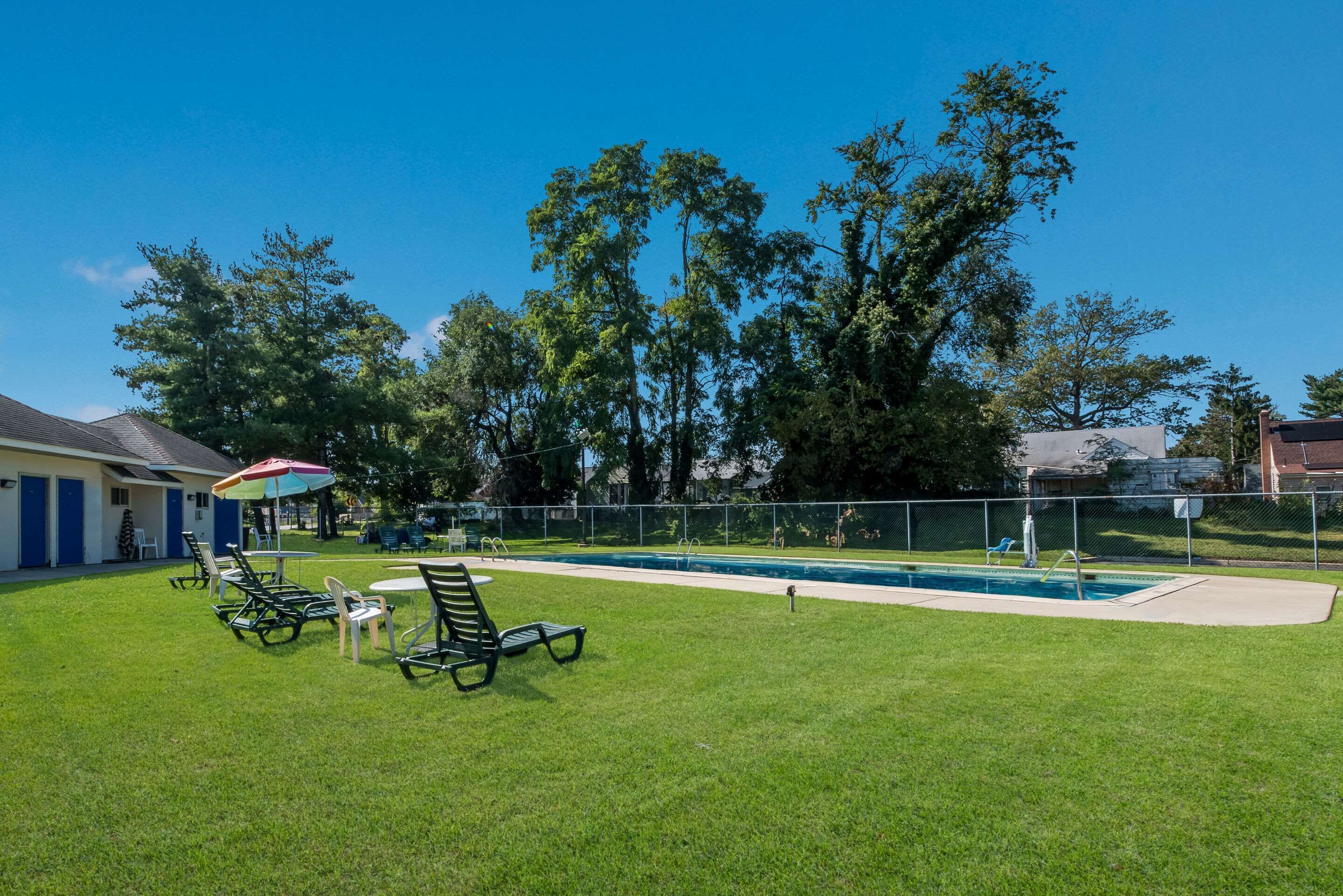 Seasonal outdoor pool