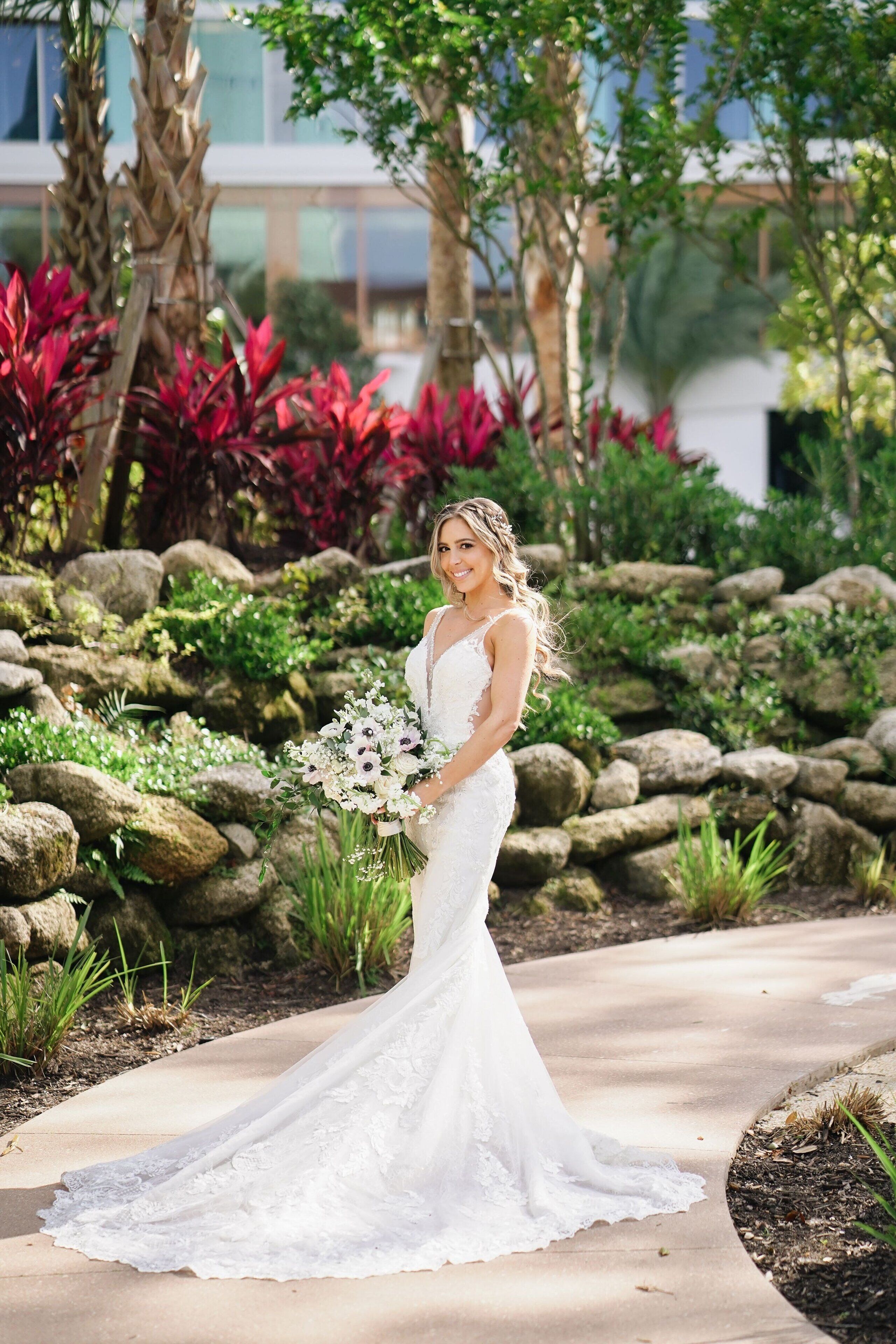 outdoor wedding area