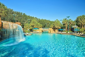 Outdoor pool, open 6:00 AM to 11:00 PM, cabanas (surcharge)