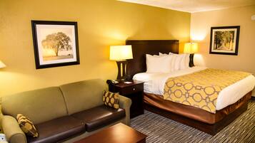 Studio Suite, 1 King Bed, Non Smoking | Desk, blackout drapes, iron/ironing board, free cribs/infant beds