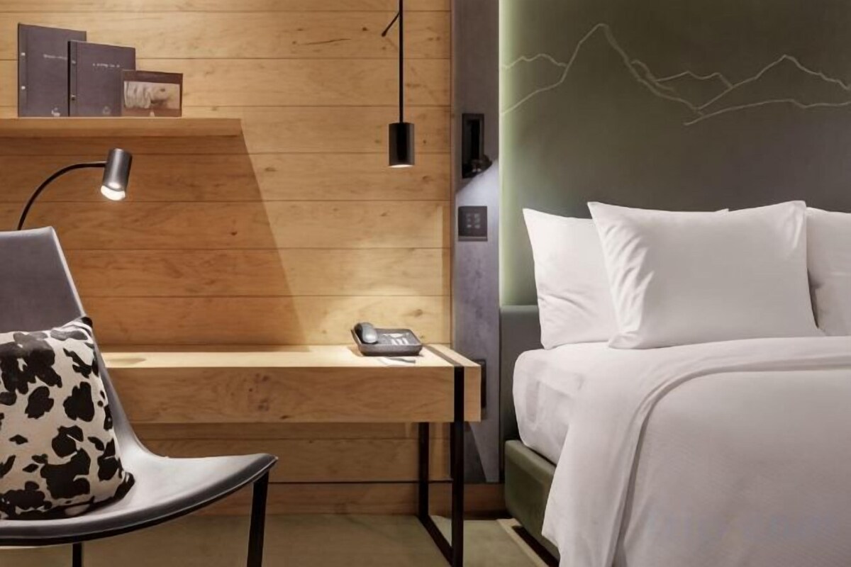 Premium bedding, down comforters, in-room safe, desk
