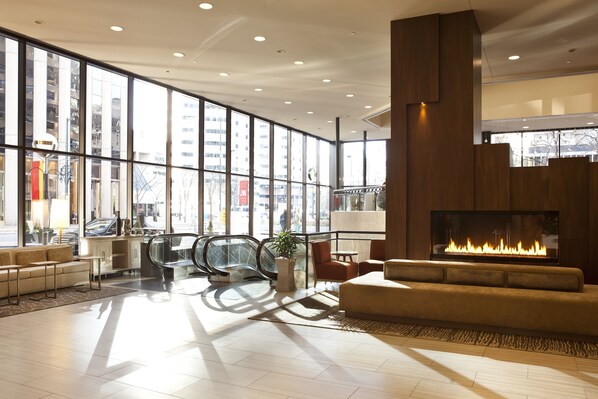 Sala de estar en el lobby
