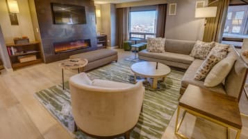 Presidential Suite, 1 King Bed | Living area | Smart TV