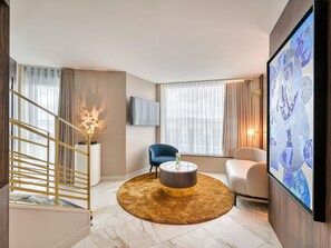 Junior Suite, 1 Double Bed | Premium bedding, in-room safe, blackout drapes, soundproofing
