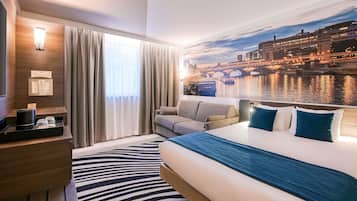 Chambre Familiale, 1 lit double et 1 canapé-lit (Family Room) | Literie de qualité supérieure, coffres-forts dans les chambres