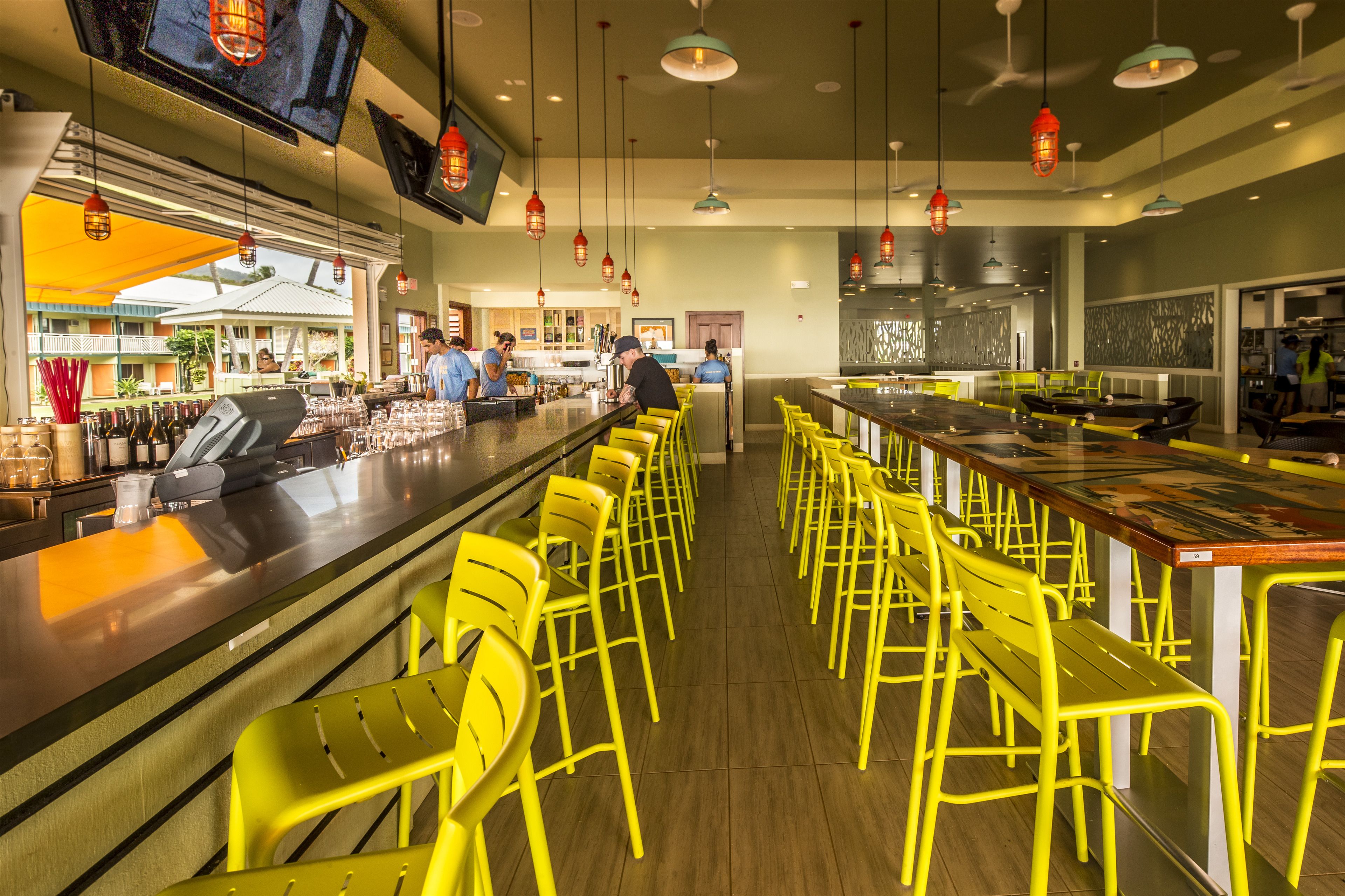 breakfast, lunch, dinner served; local cuisine, beach views