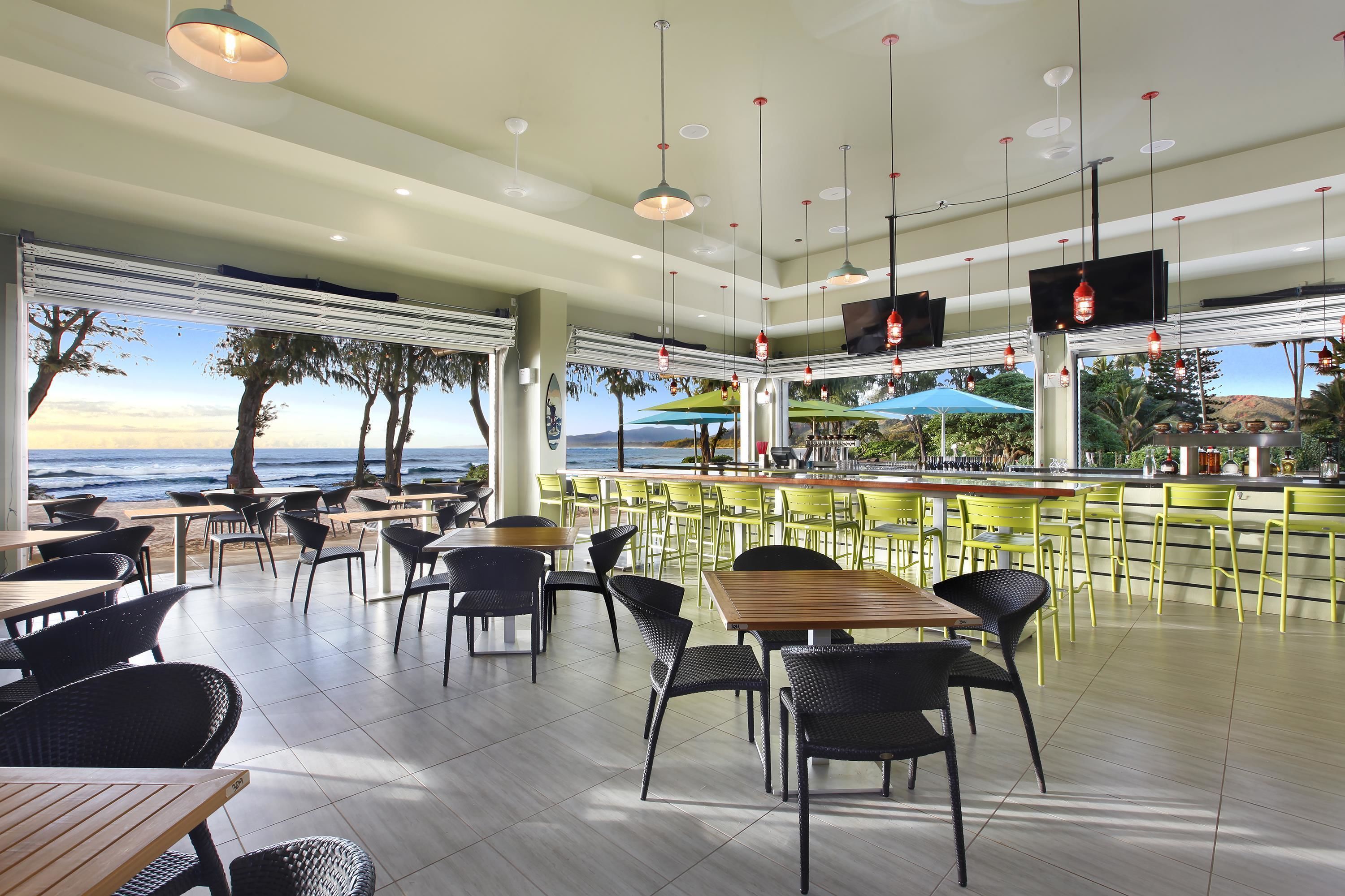 breakfast, lunch, dinner served; local cuisine, beach views