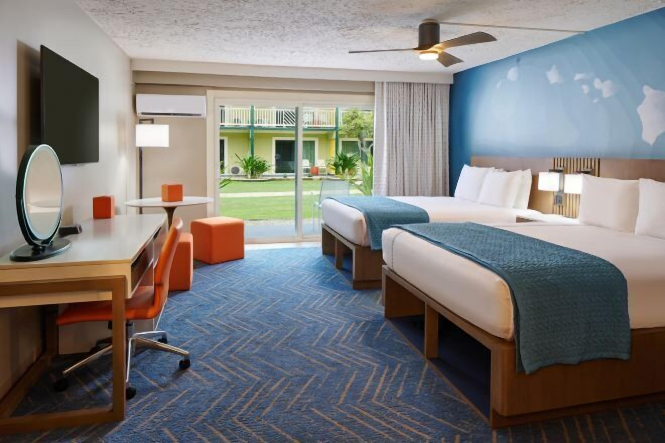 In-room safe, desk, laptop workspace, blackout drapes