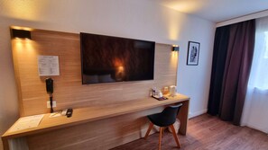 Individually furnished, desk, blackout drapes, soundproofing