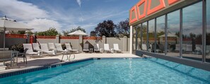 Indoor pool, outdoor pool