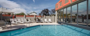 Indoor pool, outdoor pool