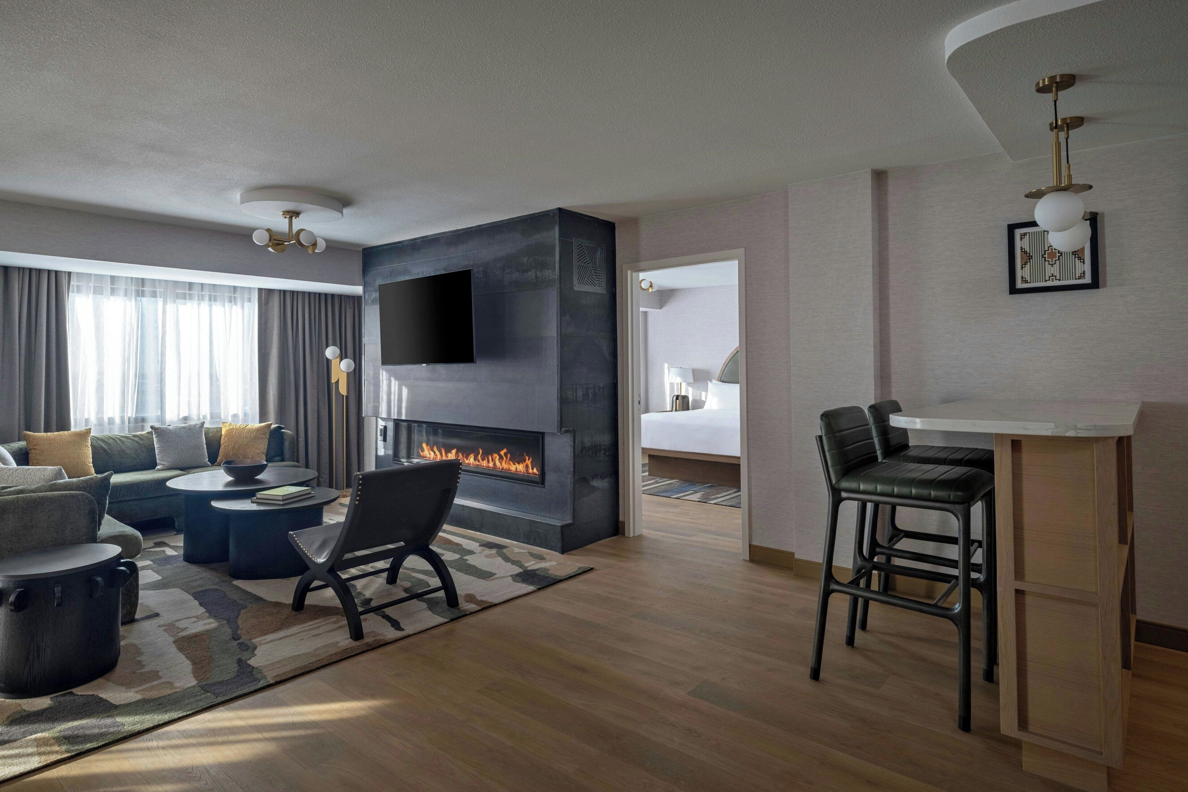 Presidential Suite, 1 Bedroom | Premium bedding, in-room safe, desk, blackout drapes