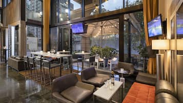 Sala de estar en el lobby