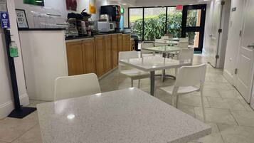 Free buffet breakfast