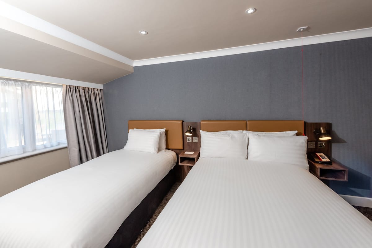 Standard Room, Multiple Beds, Accessible | In-room safe, blackout curtains, soundproofing, iron/ironing board