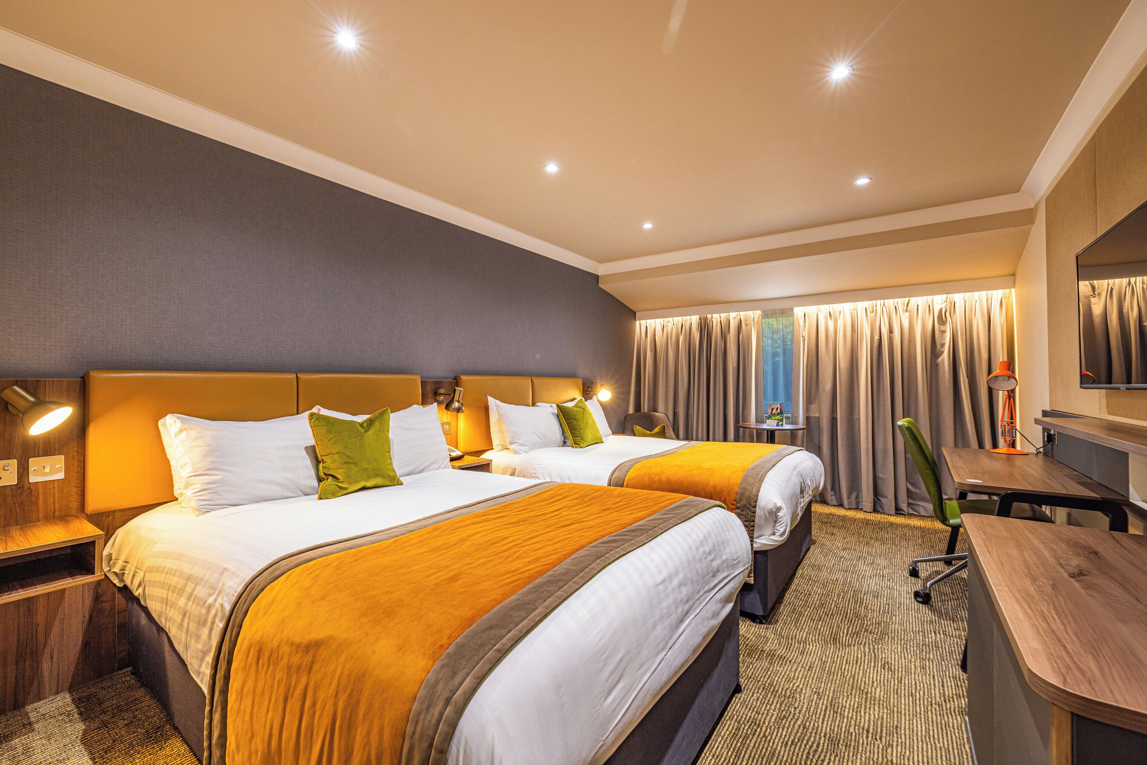 In-room safe, blackout curtains, soundproofing, iron/ironing board