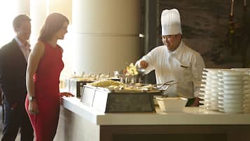Daily buffet breakfast (CAD 52 per person)
