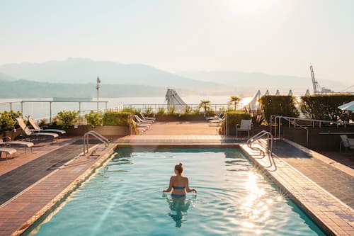 Outdoor pool, open 8:00 AM to 9:00 PM, sun loungers