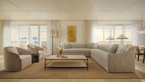Suite (Magnolia Suite) | Ropa de cama de alta calidad, minibar, caja fuerte