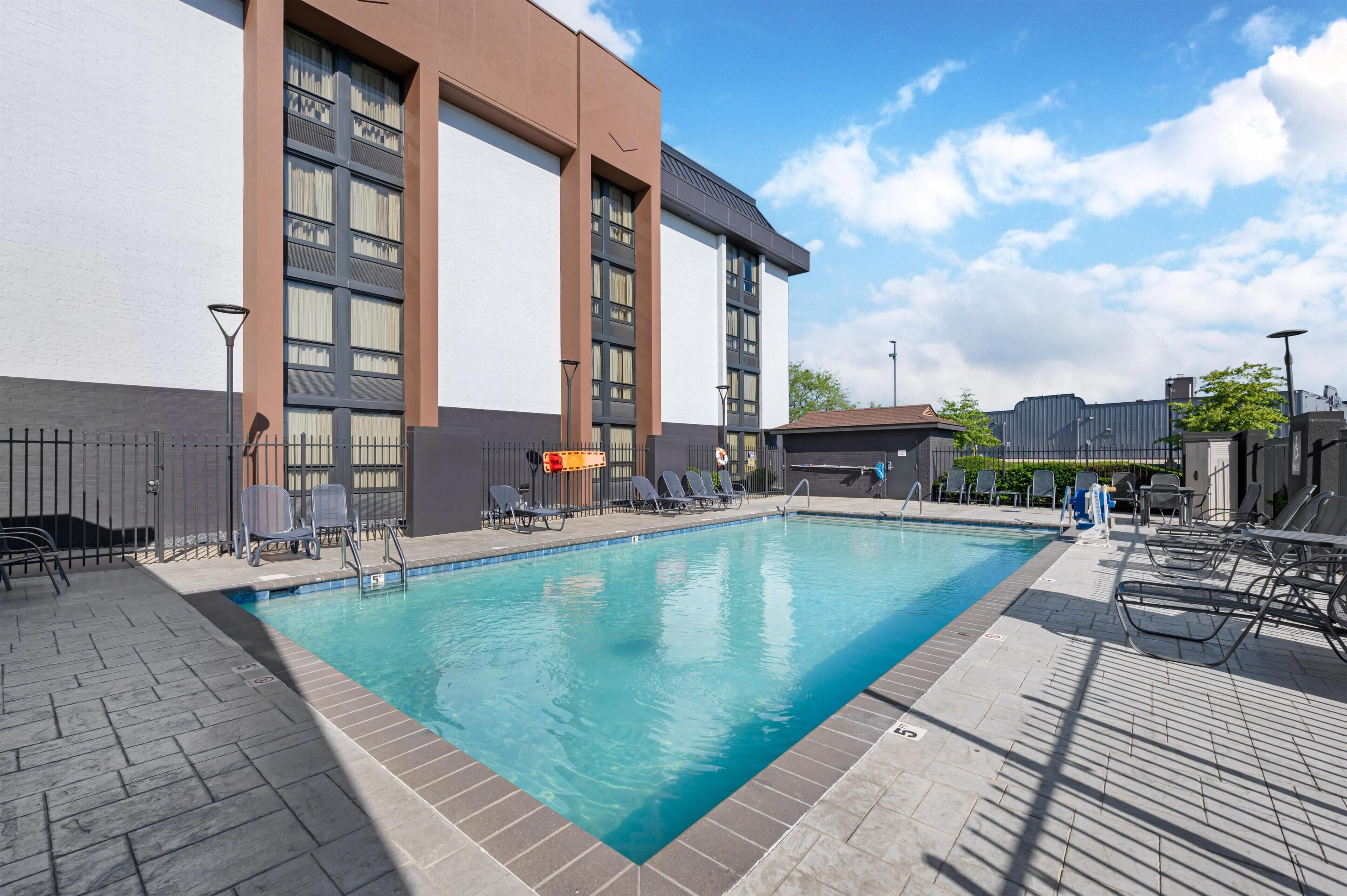 Seasonal outdoor pool