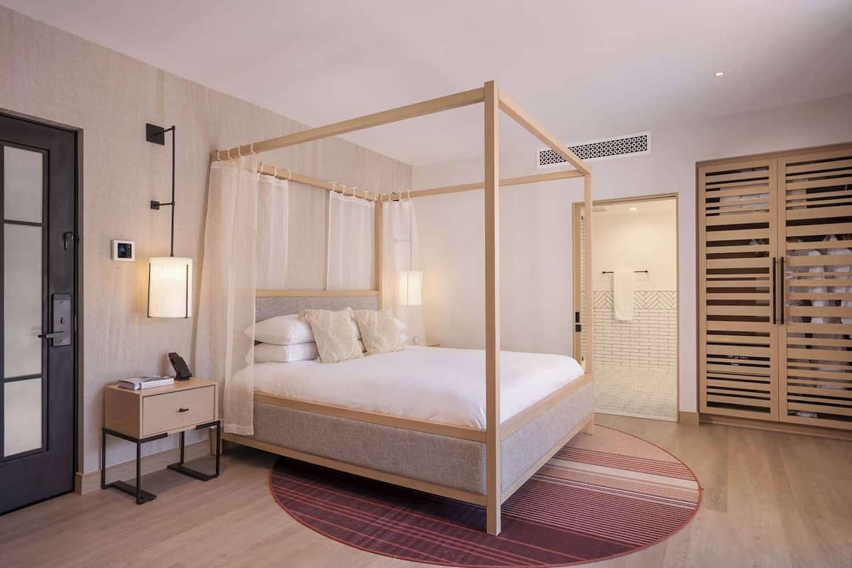 Premium bedding, memory foam beds, in-room safe, desk