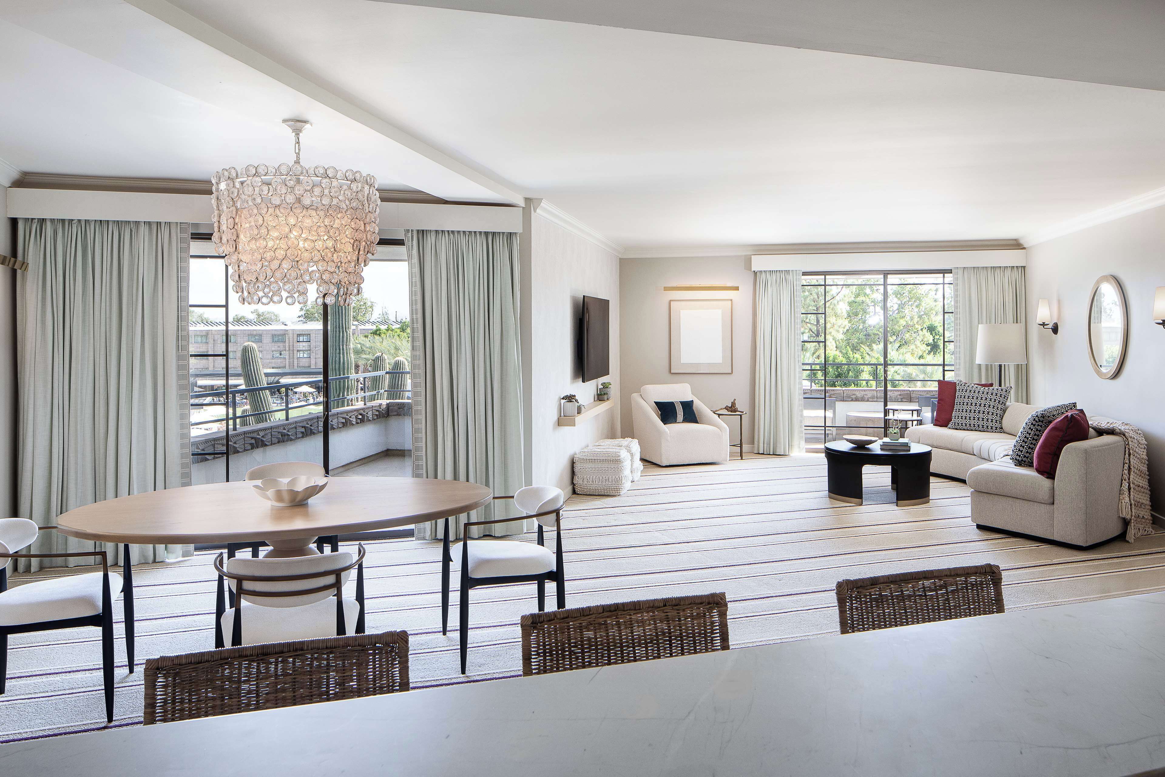 Suite, 1 King Bed (Sky Stone Suite) | Living area | 55-inch LCD TV with cable channels, TV, DVD player