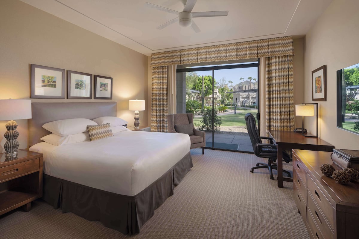 Premium bedding, memory foam beds, in-room safe, desk