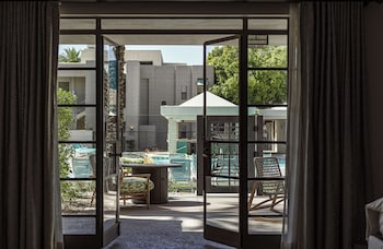 Premium bedding, memory foam beds, in-room safe, desk at Arizona Biltmore, LXR Hotels & Resorts