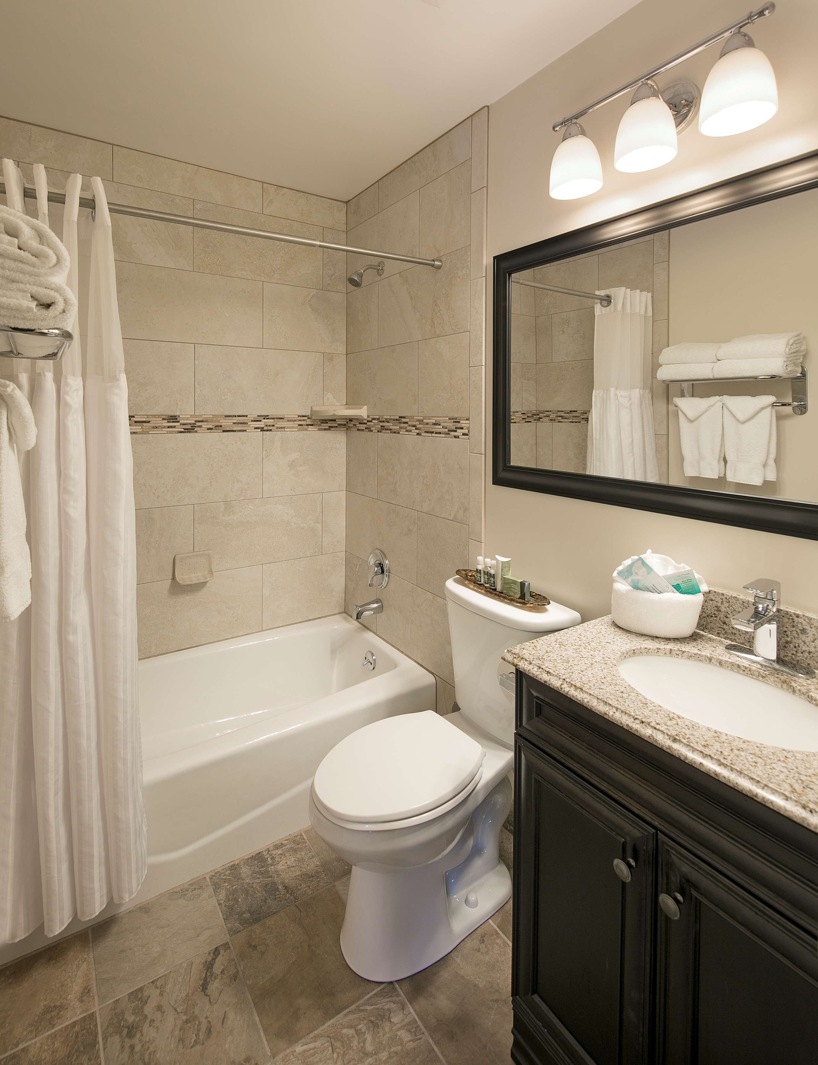 free toiletries, hair dryer, bathrobes, towels