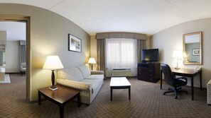Suite, 1 Bedroom, River View | Living room