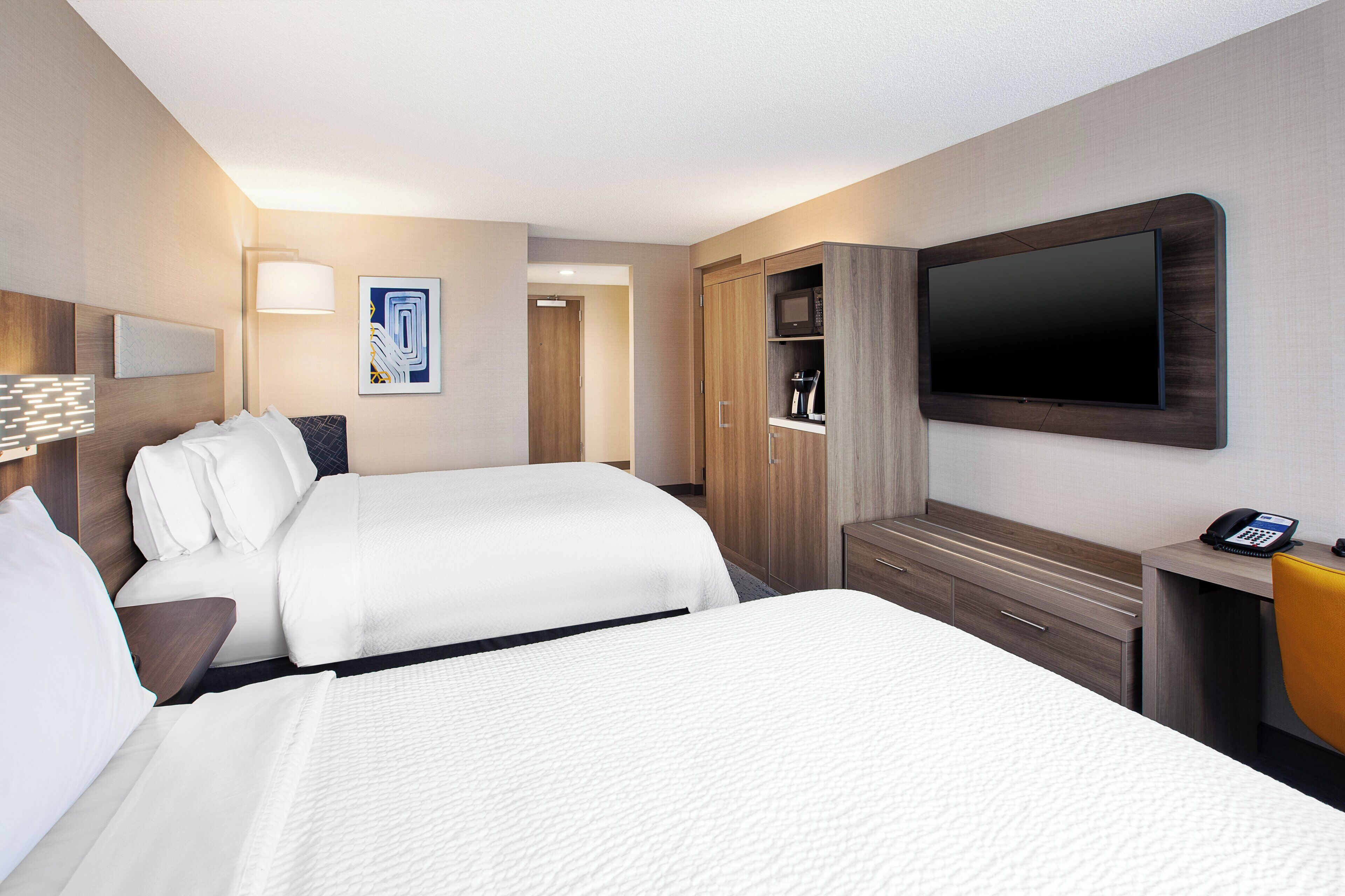 1 habitación, ropa de cama hipoalergénica y escritorio 