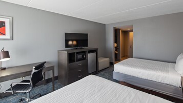 Premium bedding, down comforters, Select Comfort beds, desk