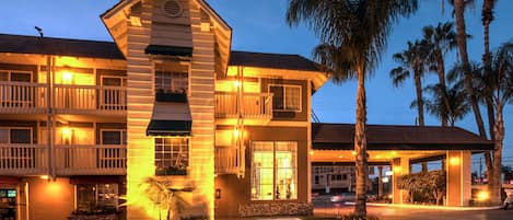 Front of property - evening/night