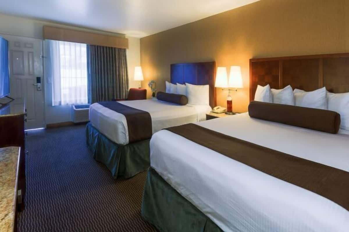 Pillow-top beds, in-room safe, desk, laptop workspace