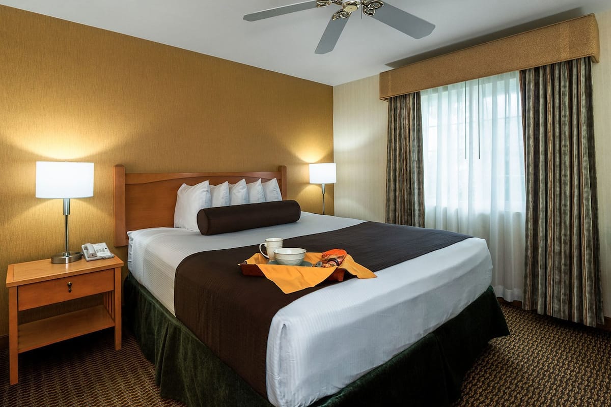 Camas con pillow-top, caja de seguridad en la habitación y escritorio