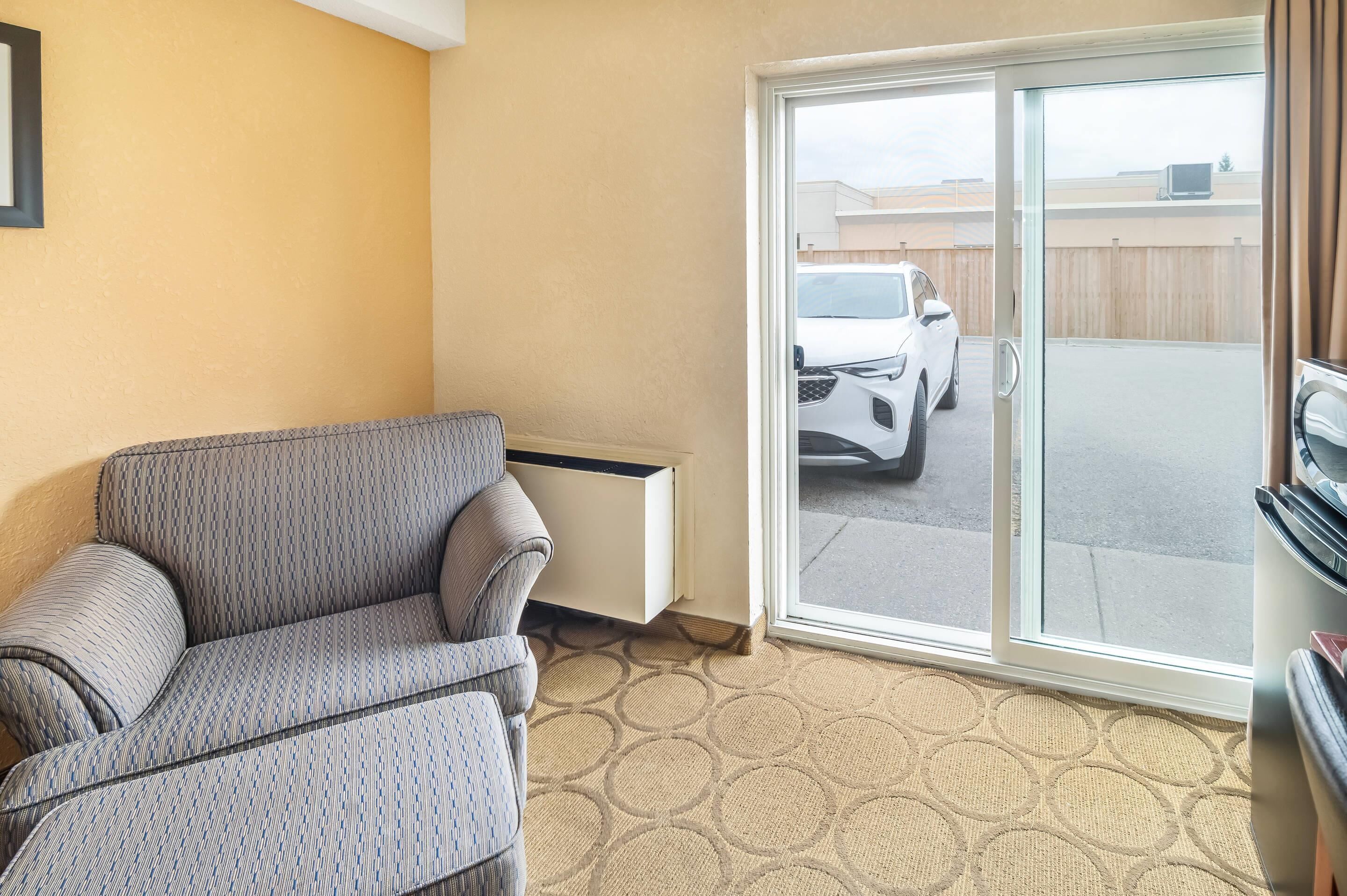 Desk, blackout curtains, iron/ironing board, free cots/infant beds