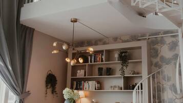 In-room safe, desk, laptop workspace, iron/ironing board