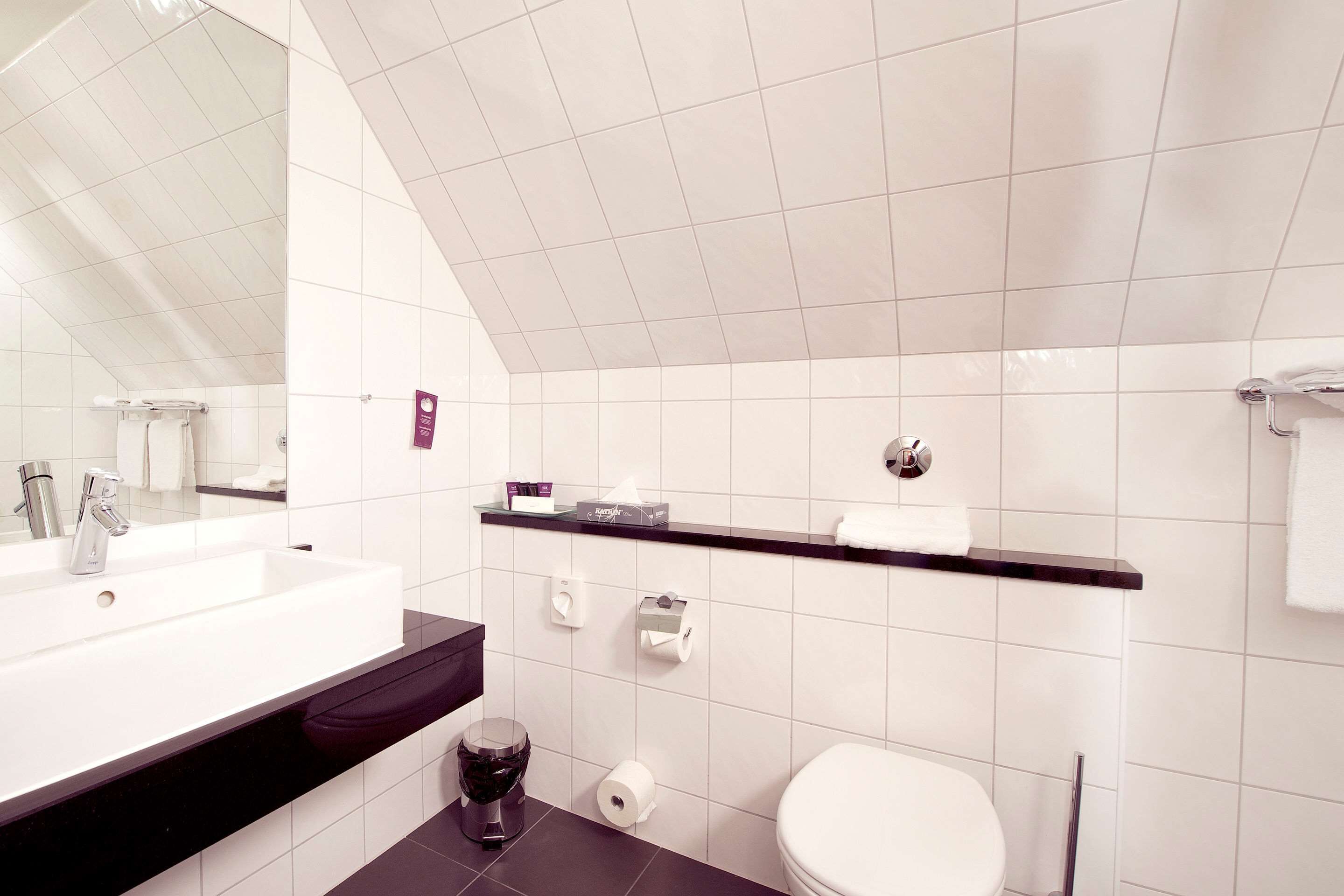 shower, eco-friendly toiletries, hair dryer, slippers