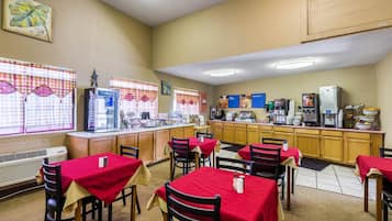 Free daily buffet breakfast