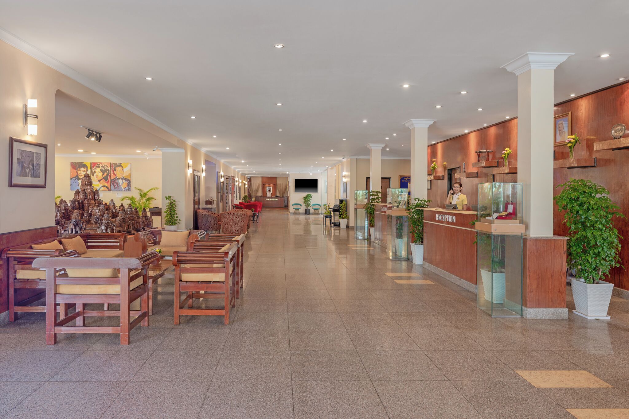 Lobby sitting area